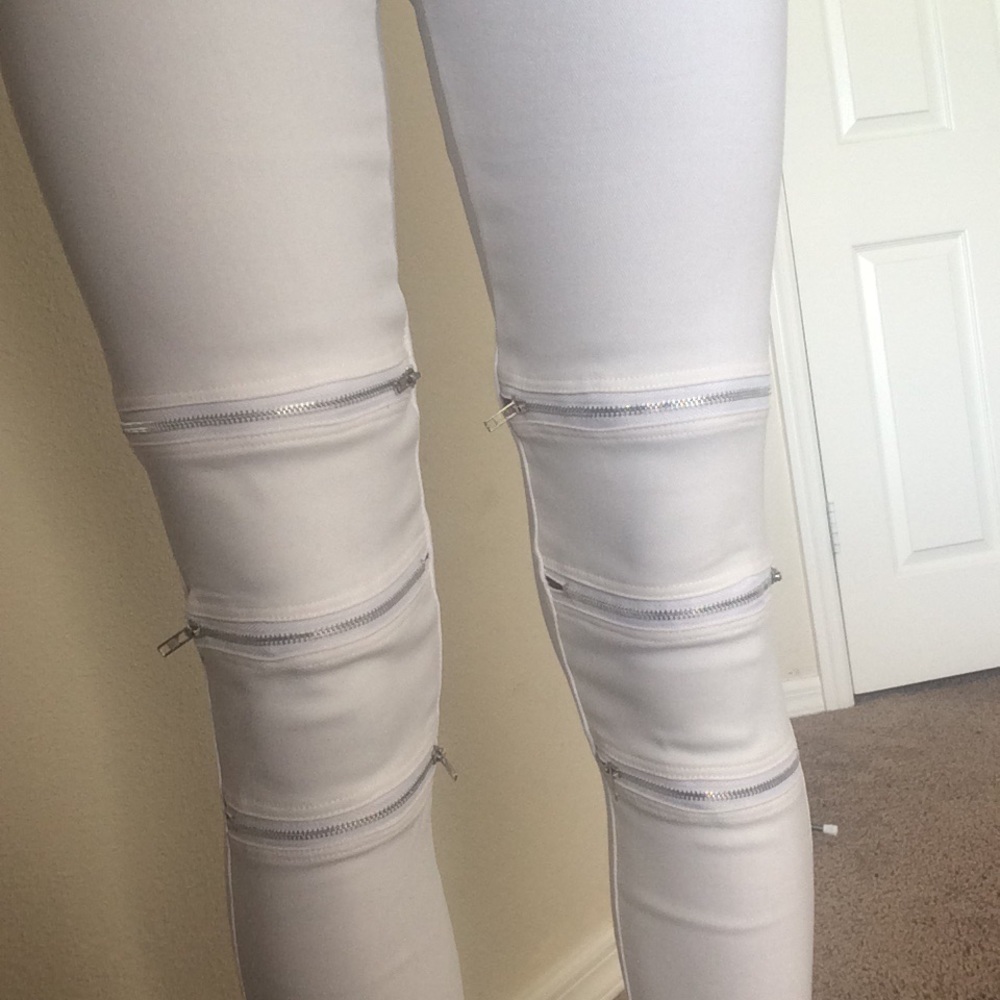 Zipper jeans